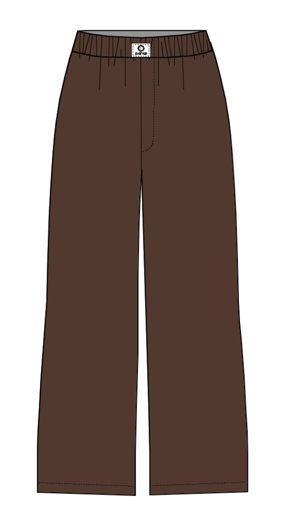 classic grey boxer sweat pant flat lay -chocolate