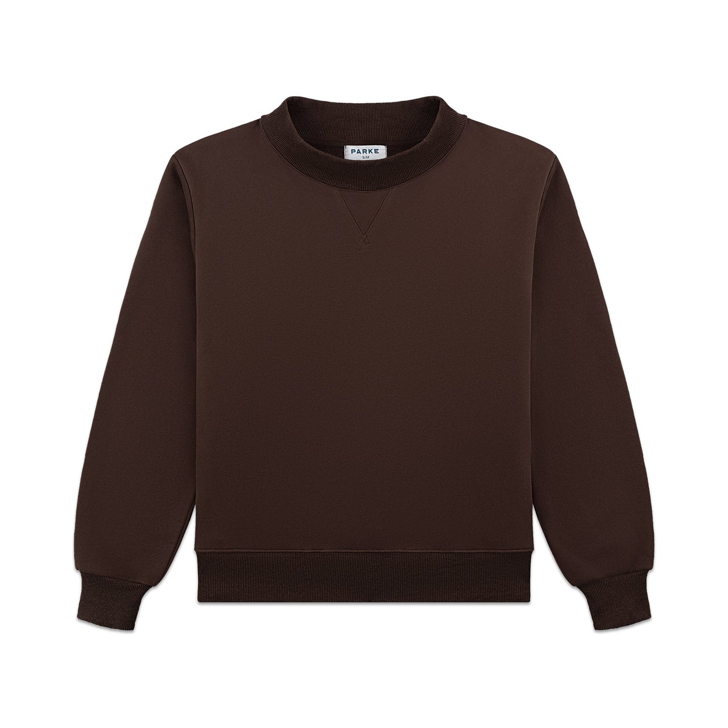 classic mockneck -chocolate